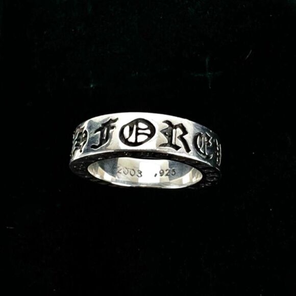 Chrome Hearts Other - Chrome hearts 2003 “Forever” Ring  .925 Sterling Silver Size 9.5
